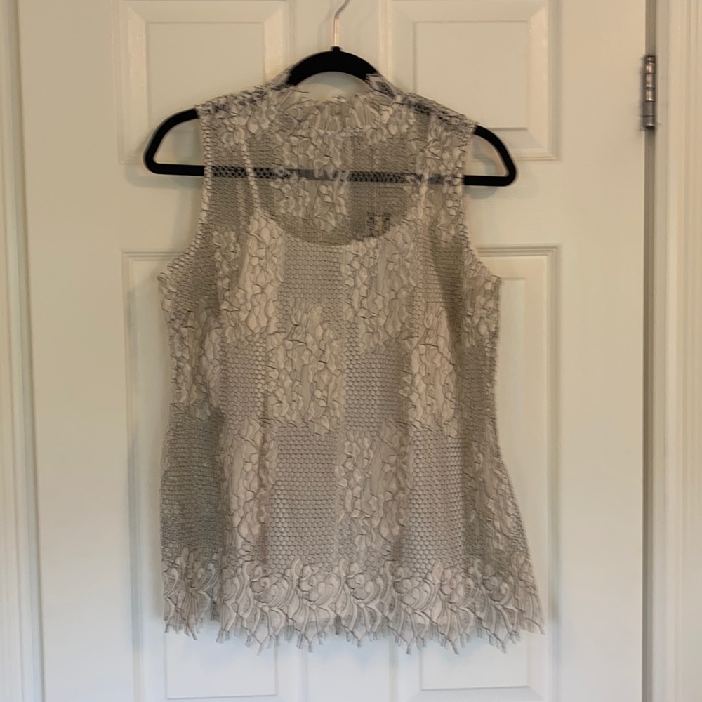 Lace Mock Neck Top